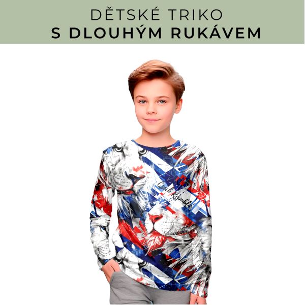 DĚTSKÝ střih - triko dlouhý rukáv