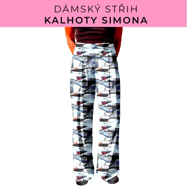 Dámský střih - kalhoty Simona