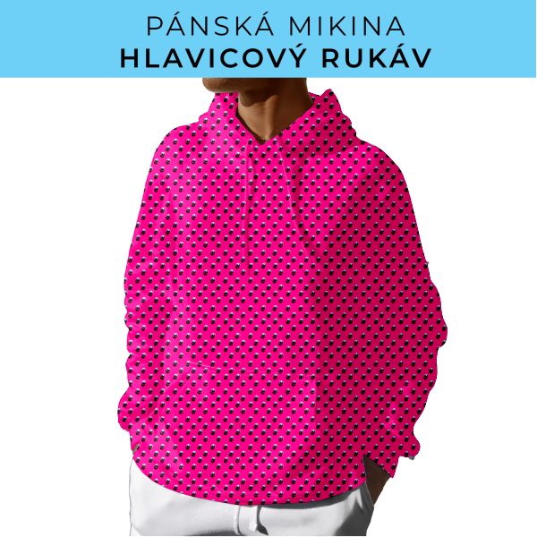 PÁNSKÝ střih - mikina s kapucí