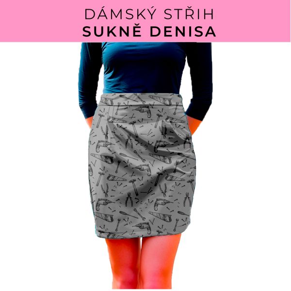 Dámský střih - Dámská sukně Denisa