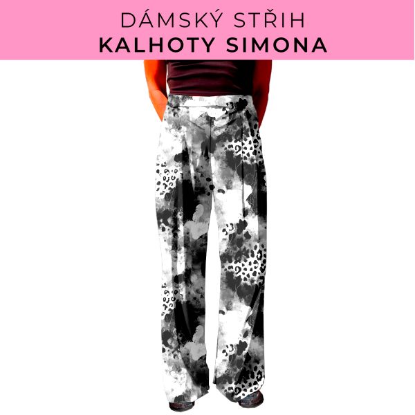 Dámský střih - kalhoty Simona