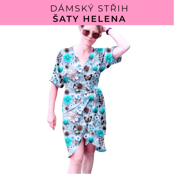 Dámský střih na šaty  Helena