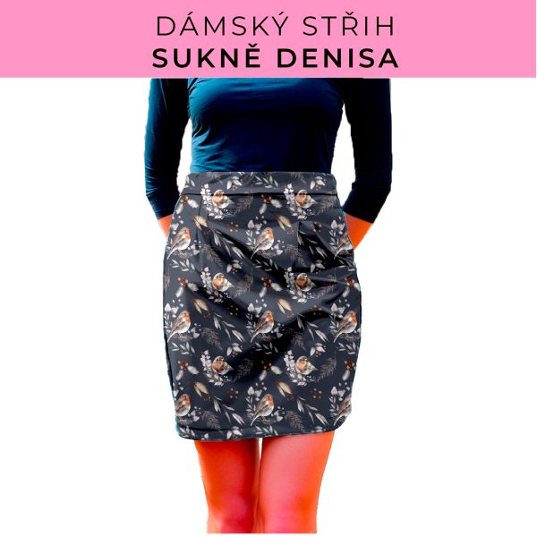 Dámský střih - Dámská sukně Denisa