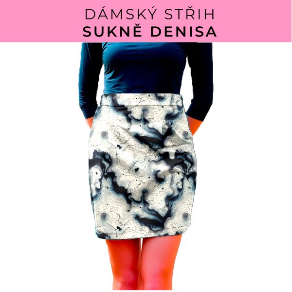 Dámský střih - Dámská sukně Denisa