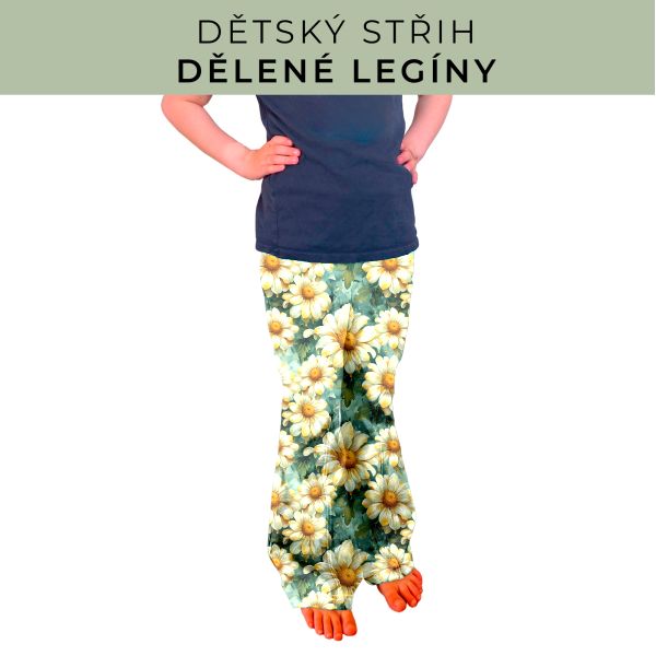 Dětský střih - Dělené legíny