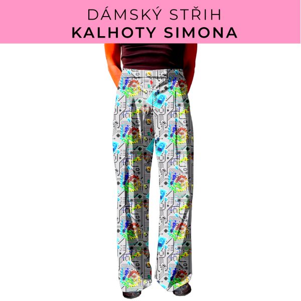 Dámský střih - kalhoty Simona