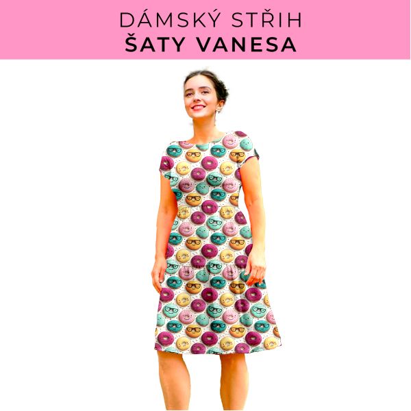Dámský střih šaty Vanesa
