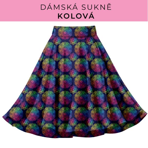 DÁMSKÝ střih - Kolová sukně