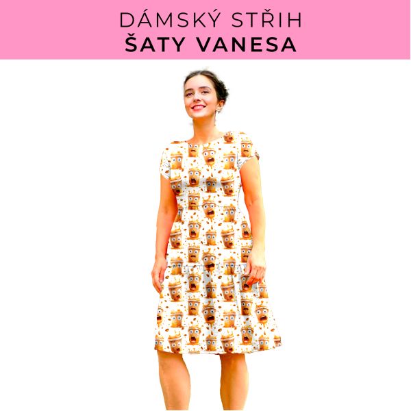 Dámský střih šaty Vanesa