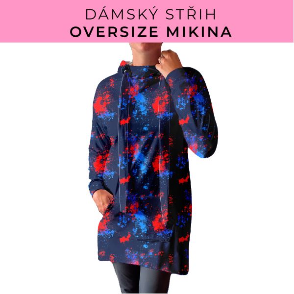 DÁMSKÝ střih - Oversize mikina
