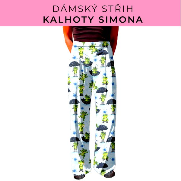 Dámský střih - kalhoty Simona