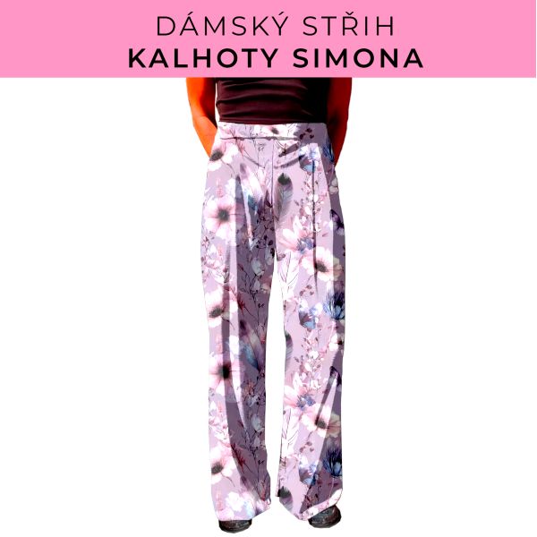 Dámský střih - kalhoty Simona
