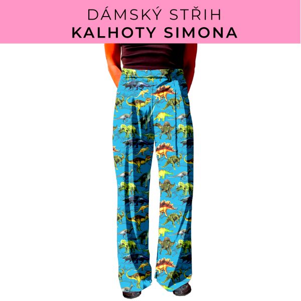 Dámský střih - kalhoty Simona
