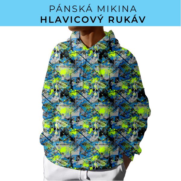 PÁNSKÝ střih - mikina s kapucí