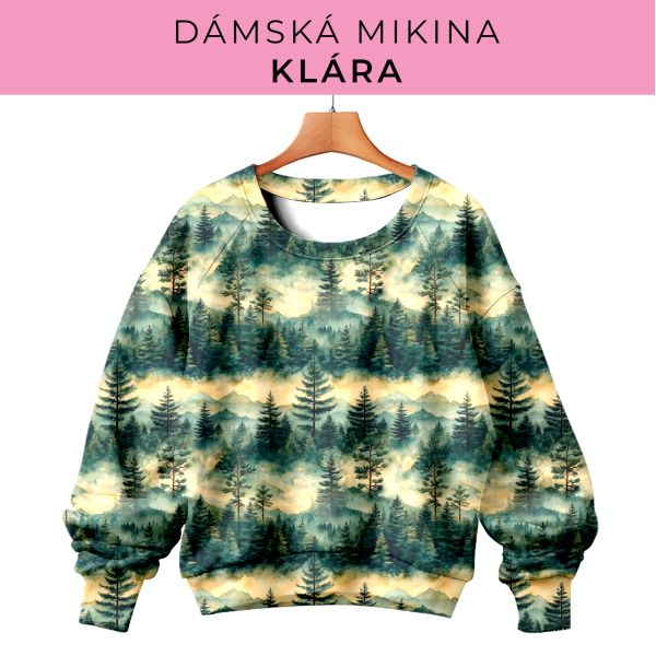 DÁMSKÝ střih - mikina Klára