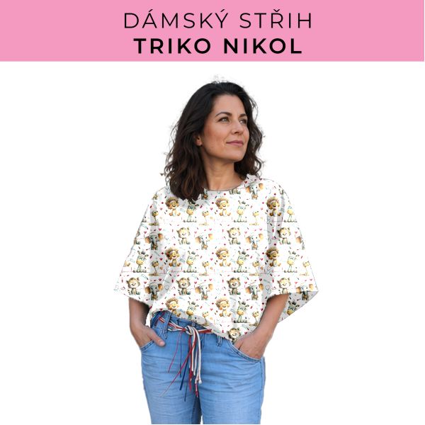 Dámský střih -  triko Nikol