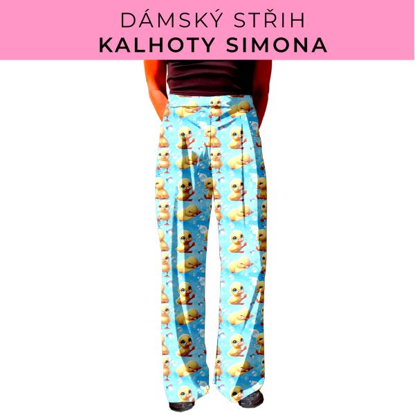 Dámský střih - kalhoty Simona