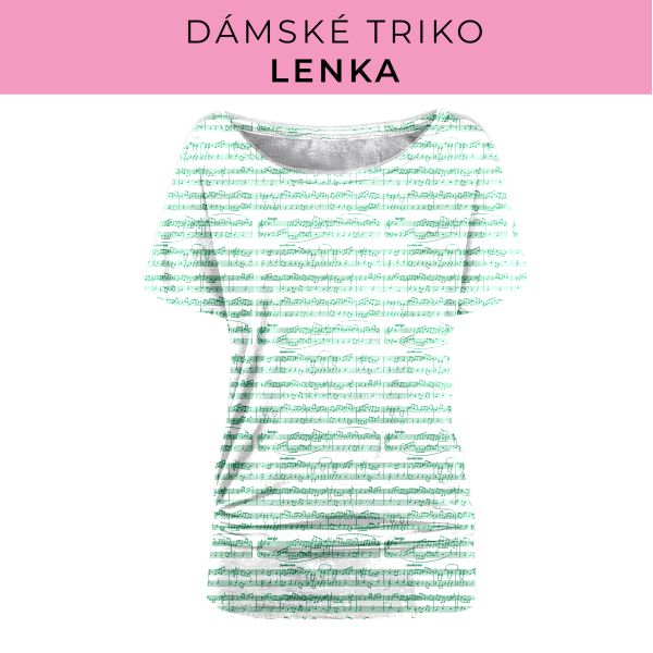 DÁMSKÝ střih - Triko Lenka