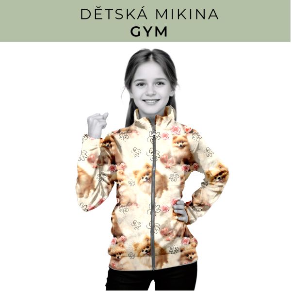 Dětská střih - mikina GYM