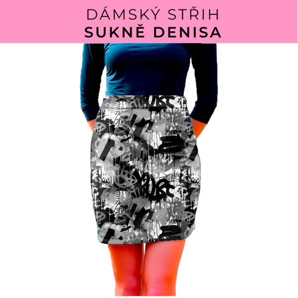 Dámský střih - Dámská sukně Denisa