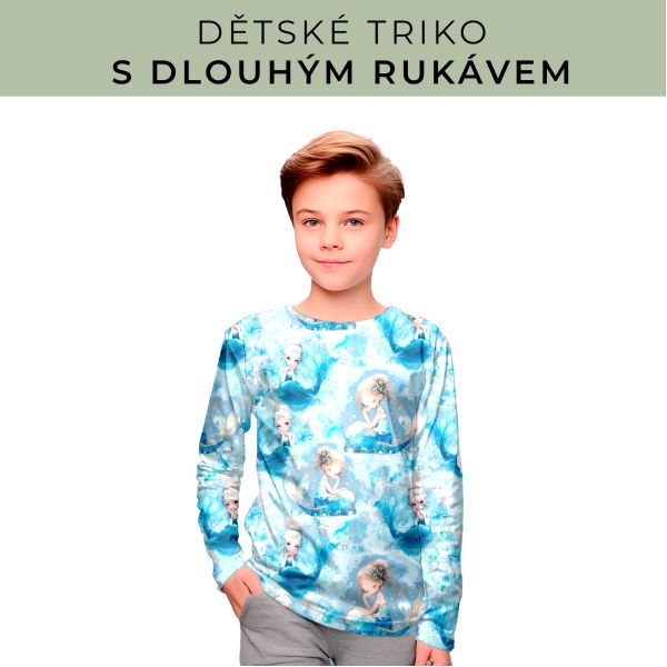 DĚTSKÝ střih - triko dlouhý rukáv