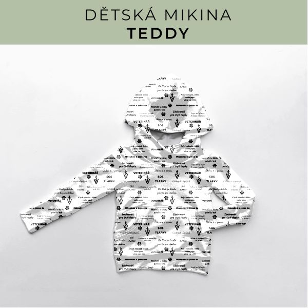 DĚTSKÝ střih - Mikina Teddy