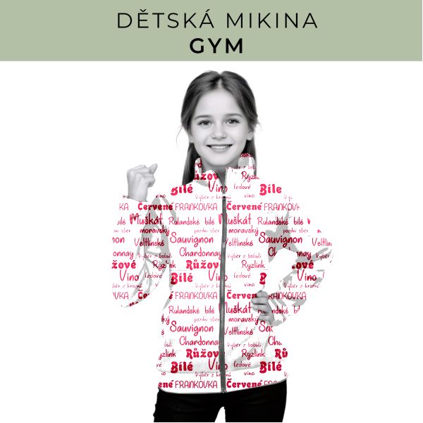Dětská střih - mikina GYM