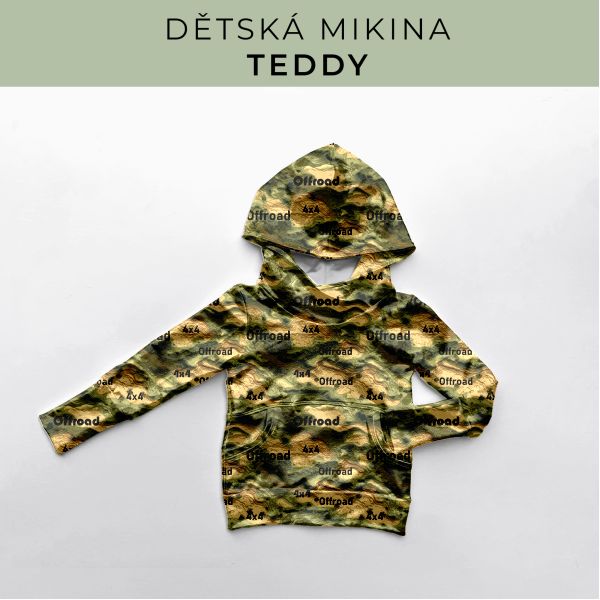 DĚTSKÝ střih - Mikina Teddy