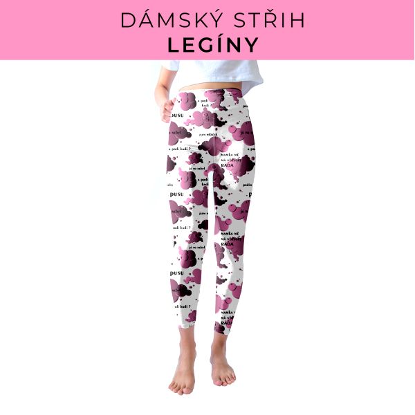 DÁMSKÝ střih - legíny SPORT - SLIM FIT