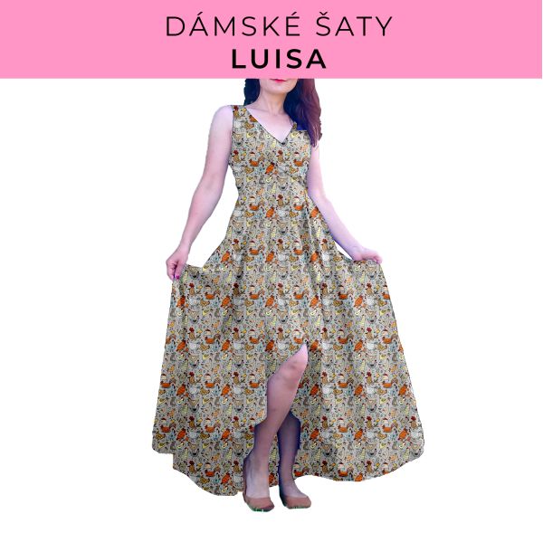 DÁMSKÝ střih - šaty Luisa