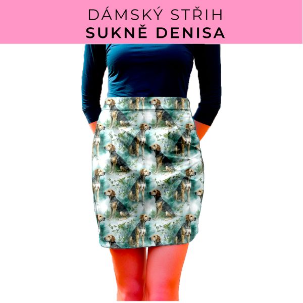 Dámský střih - Dámská sukně Denisa