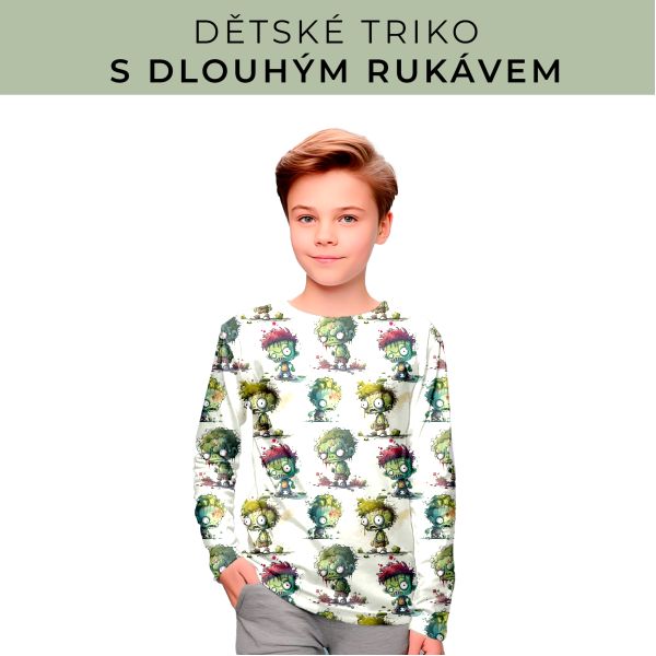 DĚTSKÝ střih - triko dlouhý rukáv