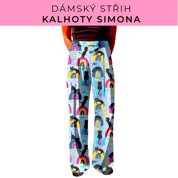Dámský střih - kalhoty Simona