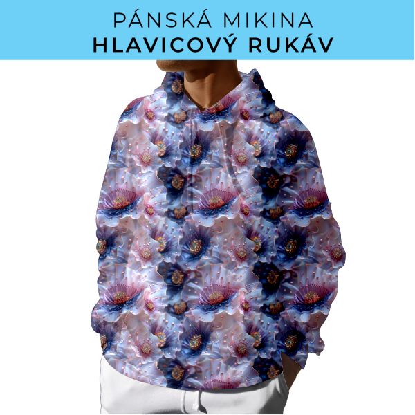 PÁNSKÝ střih - mikina s kapucí