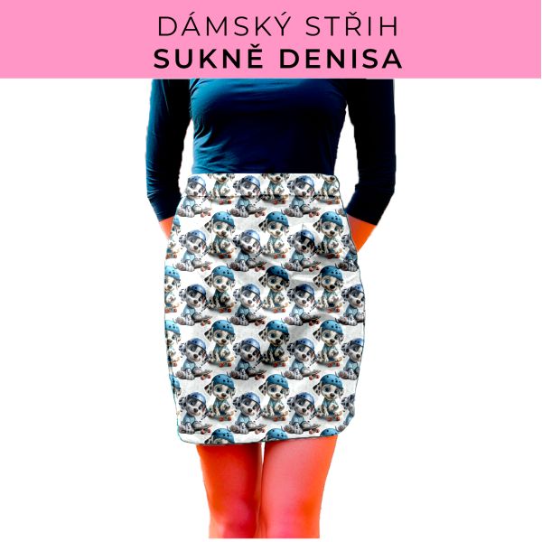 Dámský střih - Dámská sukně Denisa