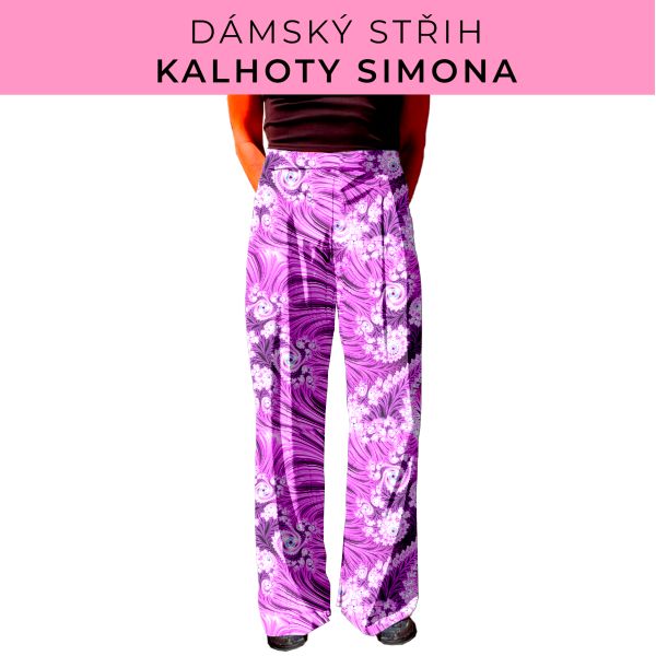 Dámský střih - kalhoty Simona