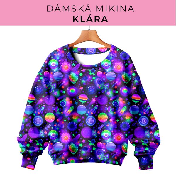 DÁMSKÝ střih - mikina Klára