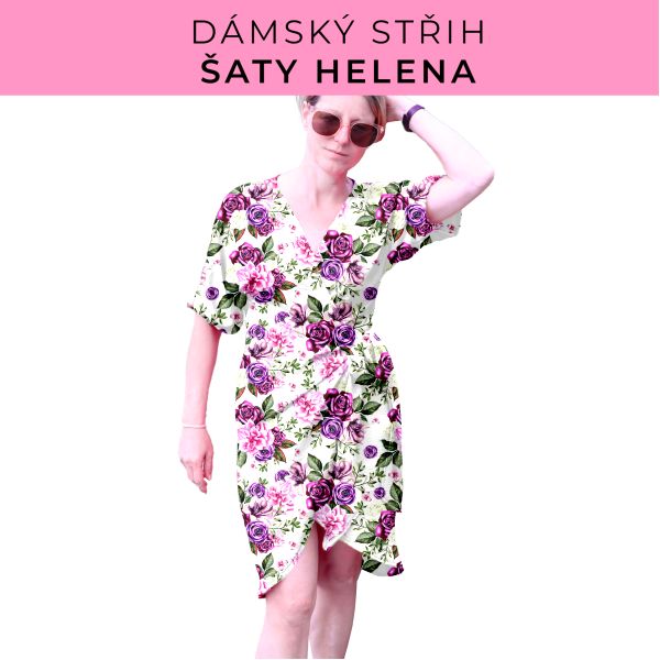 Dámský střih na šaty  Helena