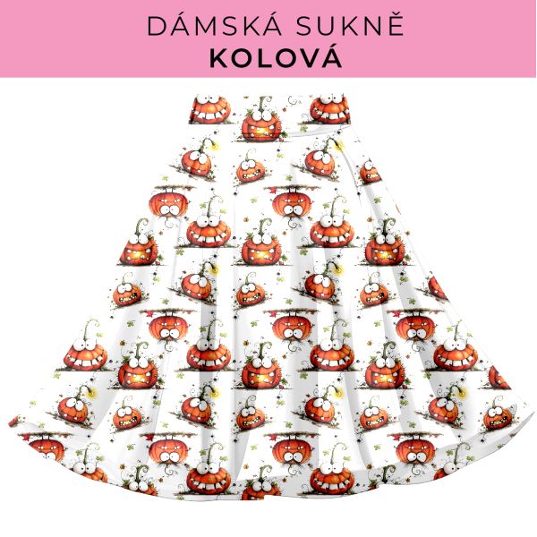 DÁMSKÝ střih - Kolová sukně