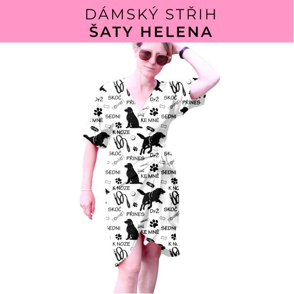 Dámský střih na šaty  Helena