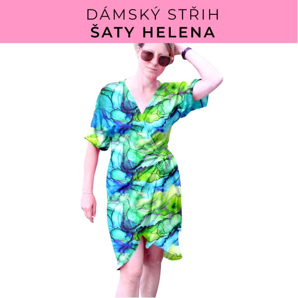 Dámský střih na šaty  Helena
