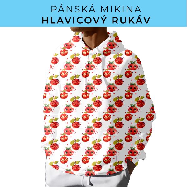 PÁNSKÝ střih - mikina s kapucí