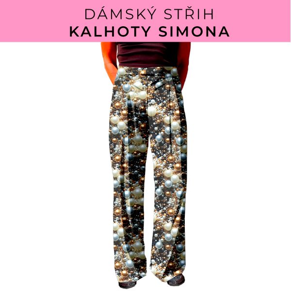 Dámský střih - kalhoty Simona