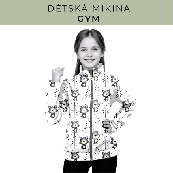 Dětská střih - mikina GYM