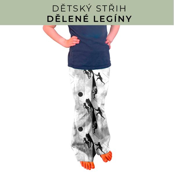 Dětský střih - Dělené legíny