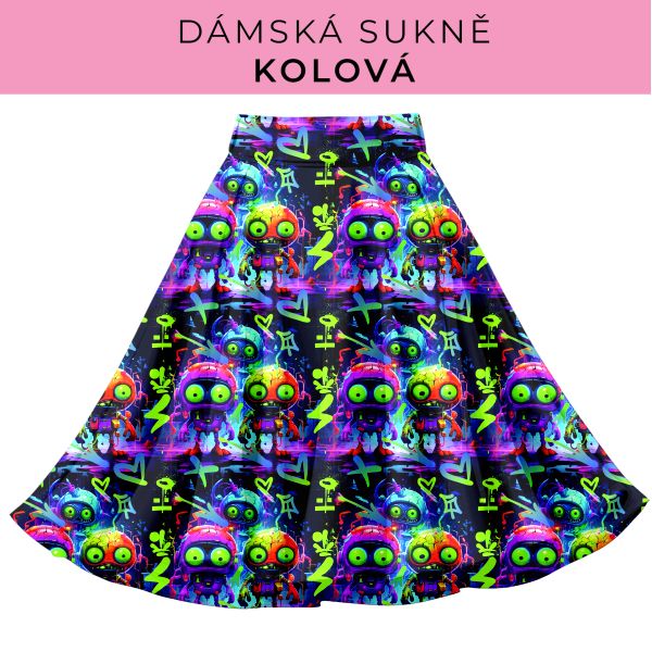 DÁMSKÝ střih - Kolová sukně