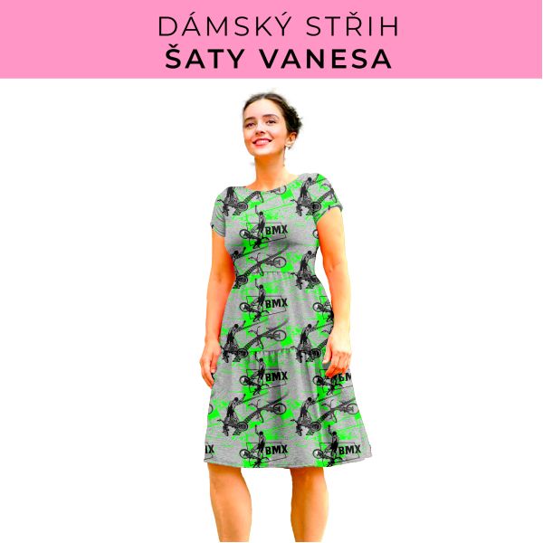 Dámský střih šaty Vanesa