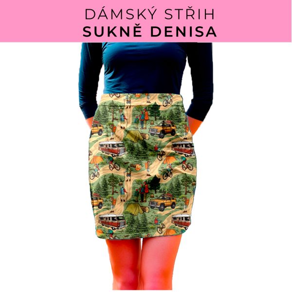Dámský střih - Dámská sukně Denisa
