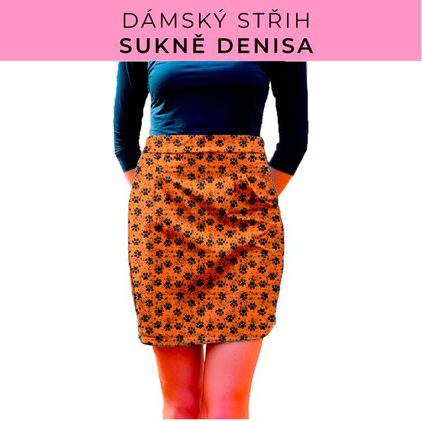 Dámský střih - Dámská sukně Denisa