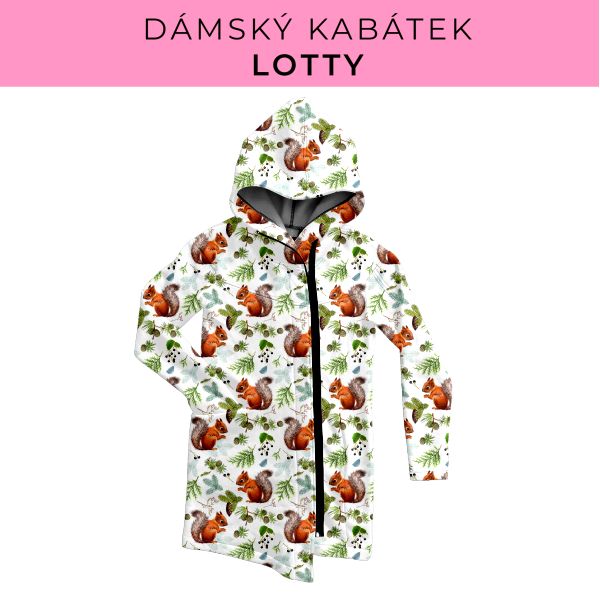 DÁMSKÝ střih - Kabátek Lotty